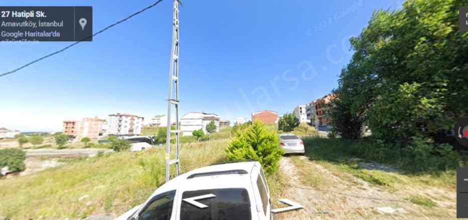 Arnavutköy Yavuzselim Mah Satılık Arsa 244 M2 Cadde Cephe Müstakil 3 Kat imarlı Adnan Menderes