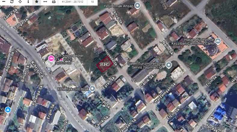 Arnavutköy Çardaktepede Satılık Arsa 355 M2 Müstakil 3 Kat Çift Dairelik Yavuz Selim Mah