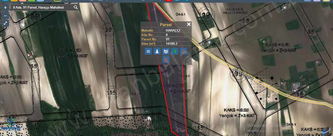 Arnavutköy Haraççıda Satılık Arsa 467 M2 Çaplı Çevrili Yola Cephe Haraççı Mah