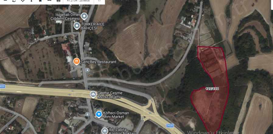 Arnavutköy Baklalıda Satılık Arsa 297 M2 Hisseli Yolu Var Baklalı Mah