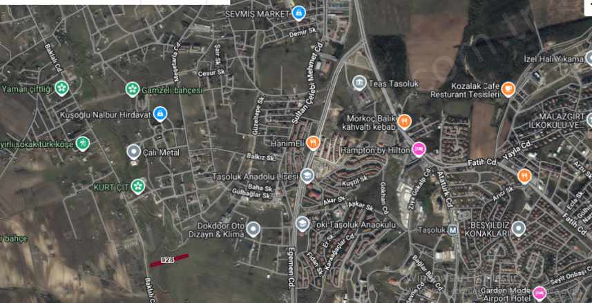 Arnavutköy Taşolukta Satılık Arsa 218 M2 Cadde Cephe Evlerin Yakını Taşoluk Mah