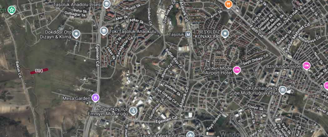 Arnavutköy Taşolukta Satılık Arsa 612 M2 Hisseli Yolu Var 2 Kat imarlı Taşoluk Mah