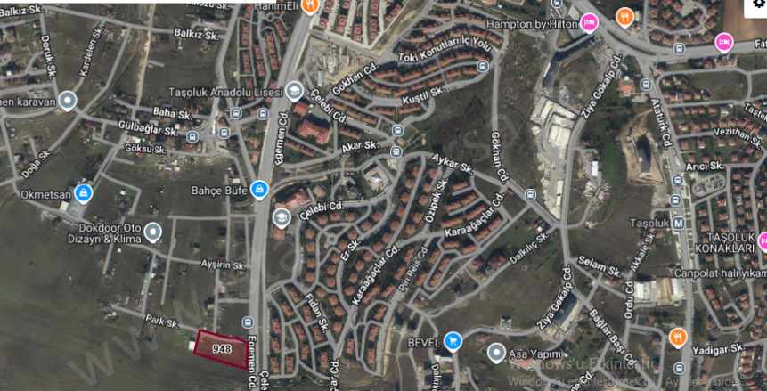 Arnavutköy Taşolukta Satılık Arsa 139 M2 Egemen Caddesine Cephe Hisseli imarlı Taşoluk Mah