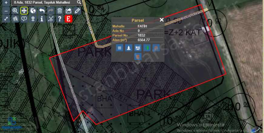 Arnavutköy Taşolukta Satılık Arsa 360 M2 Hisseli 2 Kat imarlı Merkezde Taşoluk Mah