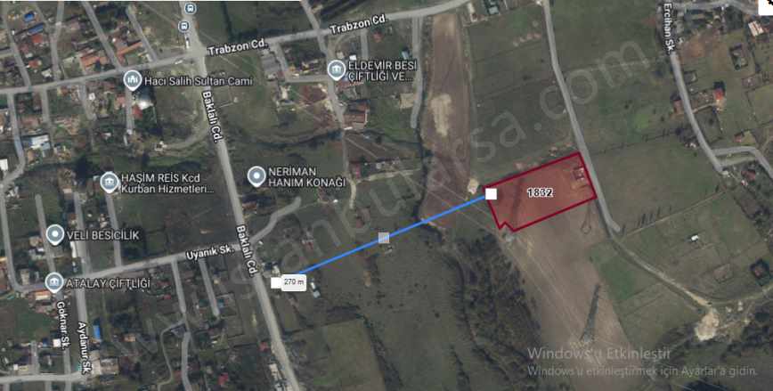 Arnavutköy Taşolukta Satılık Arsa 360 M2 Hisseli 2 Kat imarlı Merkezde Taşoluk Mah