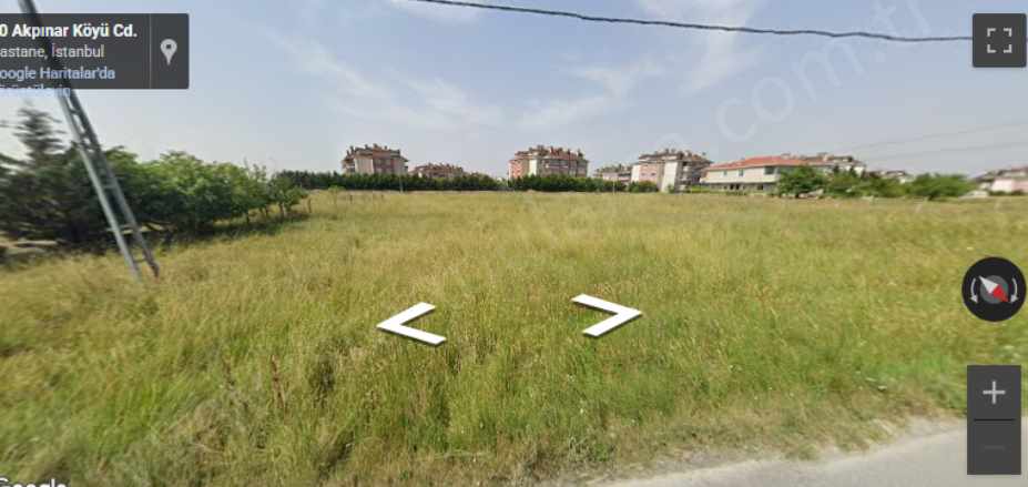 Arnavutköy Hadımköyde Satılık Arsa 506 M2 Müstakil Cadde Cephe Hadımköy Mah