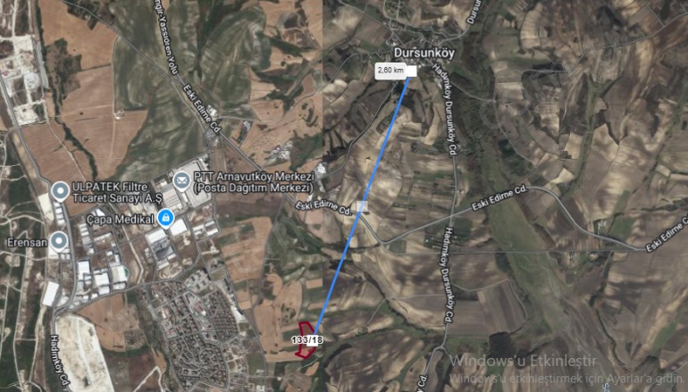 Dursunköy Mah. Arnavutköy Satılık Arsa |  274M2 1.136.000Tl Resim-2