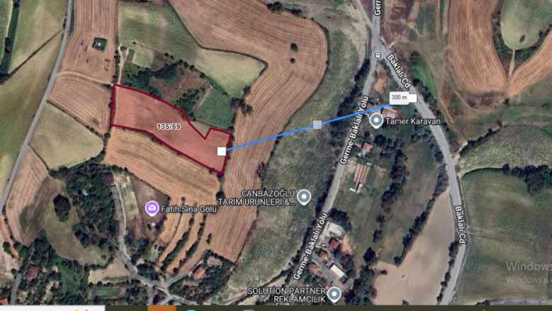 Arnavutköy Baklalıda Satılık Arsa Tarla 10 256 M2 Müstakil Yolu Var Baklalı Mah