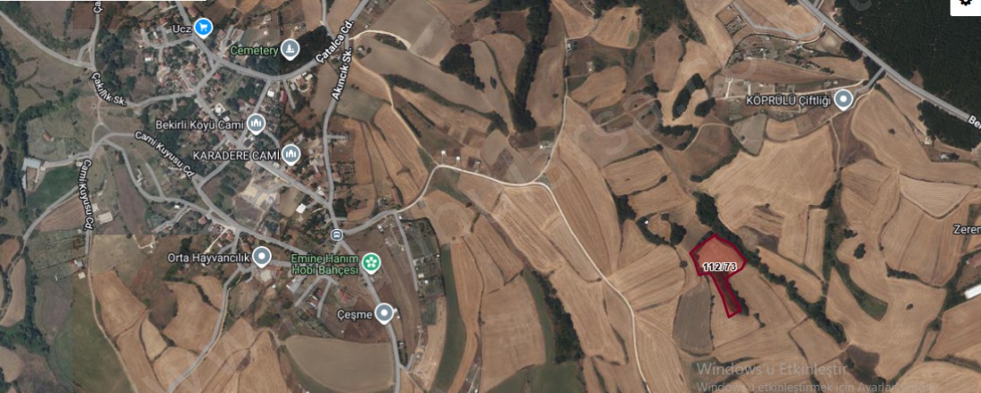 Kurfallı Mah. Silivri Satılık Arsa |  9623M2 12.100.000Tl Resim-5