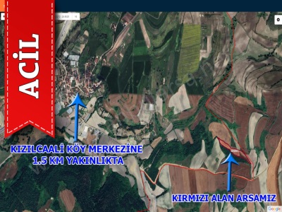 Projelerin Merkezine Yakın Arazi Acil Satılık Tarla Çatalca Kızılcaali Mah