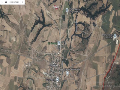 Kırklareli Pınarhisar Osmancık Köyü Satılık Tarla 3 928 M2 Müstakil Yerleşime Yakın