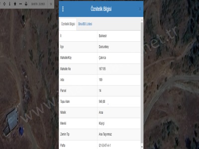 Balıkesir Dursunbey Çakırca Mah Satılık Arsa 549 M2 Yolu Var Müstakil Köy İçi