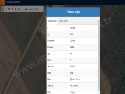 Tekirdağ Saray Osmanlı Köyünde Satılık Arsa Tarla 1 188 M2 Yolu Var Müstakil Mah