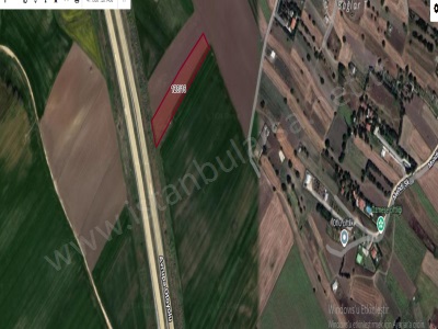 Silivri Seymende Satılık Tarla Arsa 293 M2 Otobana Cephe Çapı Mevcut Hisseli Seymen Mah