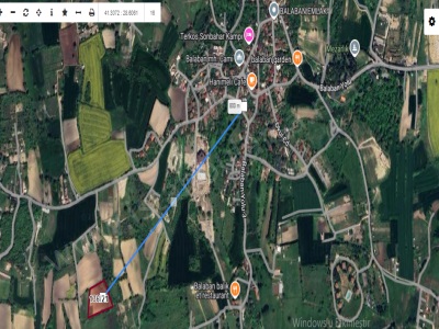 Arnavutköy Balabanda Satılık Tarla Arsa 283 M2 Yolu Var Evlerin Yakını Balaban Mah