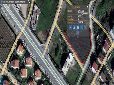 Arnavutköy Taşolukta Satılık Arsa 2 477 M2 İmarlı Müstakil Caddeye Yakın Taşoluk Mah