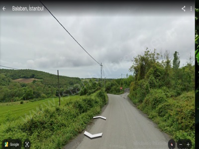 Arnavutköy Balabanda Satılık Tarla Arsa 3 057 M2 Cadde Cephe Köy İçi Hisseli Balaban Mah