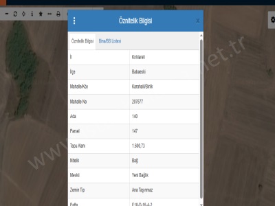 Kırklareli Babaeski Karahalil Köyünde Satılık Bağ Tarla 1 600 M2 Yeri Müstakil Birlik Mah-Karahalil Köyü