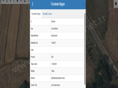 Edirne Uzunköprü Beykonak Köyünde Satılık Tarla Arsa 352 M2 Çaplı Evlerin Yakını