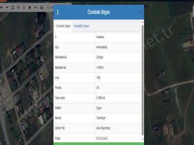 Arnavutköy Çilingirde Satılık Tarla Arsa 2 100 M2 Cadde Cephe Müstakil Çevrili Çilingir Mah