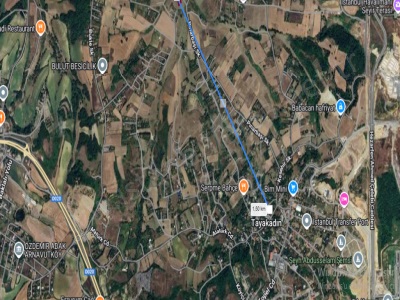 Arnavutköy Tayakadın Satılık Tarla Arsa 456 M2 Merkezde Yolu Var Mah