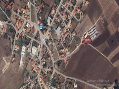 Kırklareli Vize Müsellim Köyünde Satılık Tarla 1 350 M2 Merkezde Hisseli