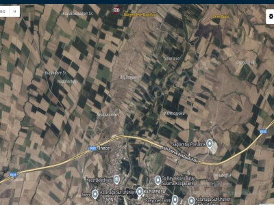 Kırklareli Merkez İnece Köyü Satılık Tarla Arsa 231 M2 Hisseli Yolu Var Yeni Mah-İnece