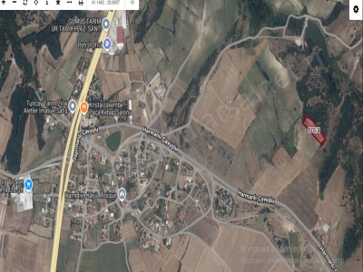 Edirne Uzunköprü Hamidiye Köyünde Satılık Tarla 4 037 M2 Yolu Var Müstakil