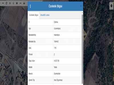 Field For Sale in  Turkey, Edirne, Uzunkopru, Hamidiye Koyu , 4037 m2
