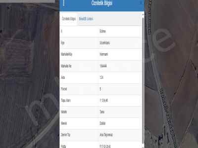 Field For Sale in  Turkey, Edirne, Uzunkopru, Harmanli Koyu , 1124 m2