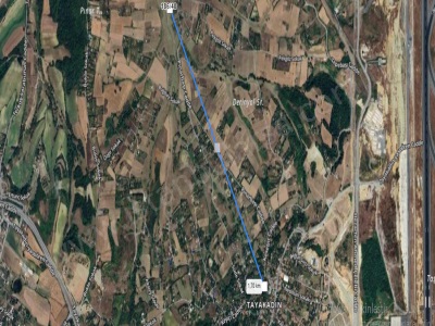 Arnavutköy Tayakadın Satılık Tarla Arsa 393 M2 Caddeye Yakın Merkezde Hisseli Mah