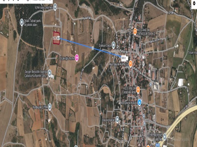 Çatalca Kestanelikte Satılık Bağ Arsa 5 060 M2 Müstakil Yolu Var Meraya Cephe Kestanelik Mah