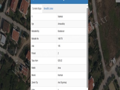 Arnavutköy Karaburunda Satılık Arsa 626 M2 Köşe Başı Merkezde Karaburun Mah
