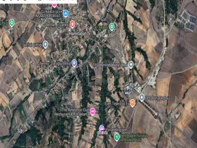 Field For Sale in  Turkey, Kirklareli, Luleburgaz, Hamitabat Koyu , 2500 m2