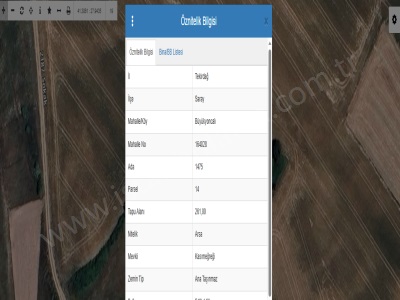 Tekirdağ Saray Büyükyoncalı Mah Satılık Arsa 261 M2 Müstakil Yolu Var Merkez