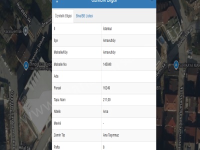 Arnavutköy Mustafa Kemalpaşa Mah Satılık Arsa 210 M2 4 Kat İmarlı Köşe Başı Kemal Paşa