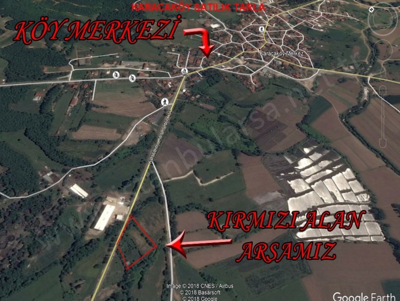 Çatalca karacaköy de satılık tarla