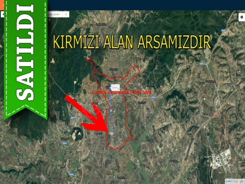 Çatalca elbasan de satılık tarla