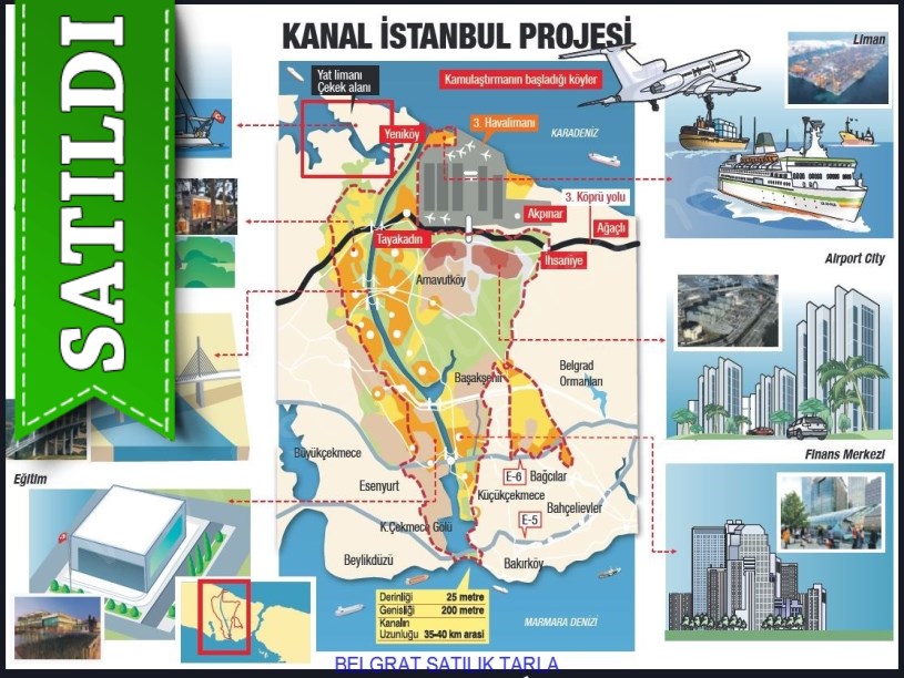Çatalca belgrat da satılık tarla
