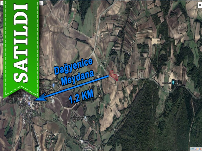 Dağyenice Çatalca da satılık tarla