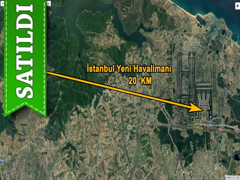 Dağyenice Çatalca da satılık tarla