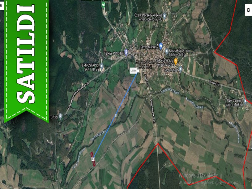 Çatalca Karacaköy,de Satılık Tarla , 5,250 m2 Müstakil