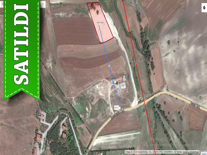 Çatalca İzzettin,de Satılık Arsa , 413 M2 Hisseli Çevrili