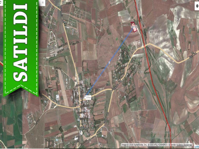 Çatalca İzzettin,de Satılık Arsa , 413 M2 Hisseli Çevrili