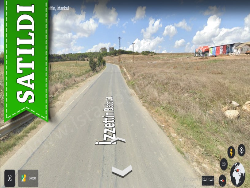Çatalca İzzettin,de Satılık Arsa , 413 M2 Hisseli Çevrili
