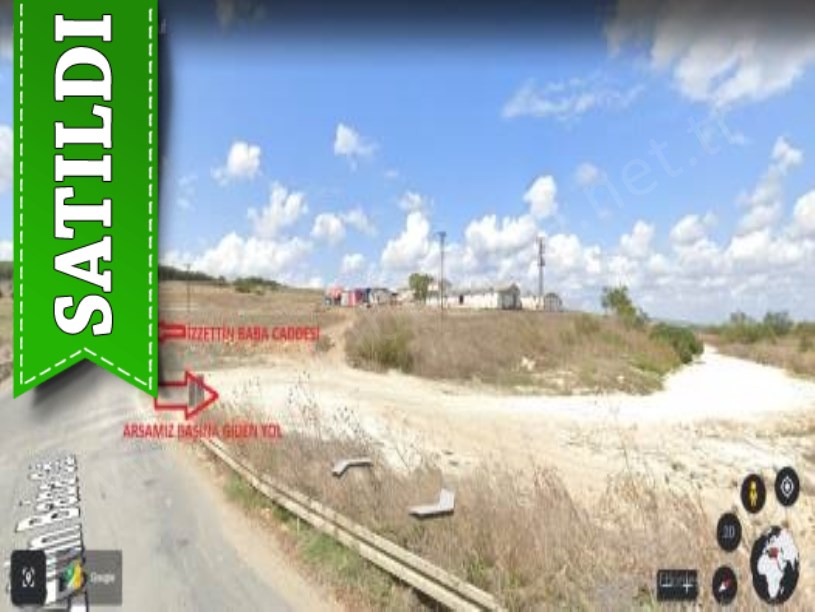 Çatalca İzzettin,de Satılık Arsa , 413 M2 Hisseli Çevrili
