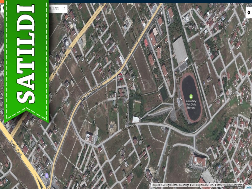 Arnavutköy Çardaktepede Satılık Arsa , 225 M2 Ticari + Konut Cadde Cephe