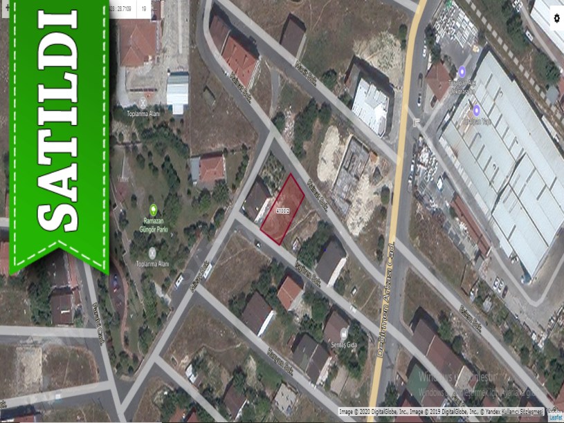 Arnavutköy Taşolukta Satılık Arsa , 307 M2 İki Yola Cephe Çift Dairelik  Konut İmarlı Arsa  