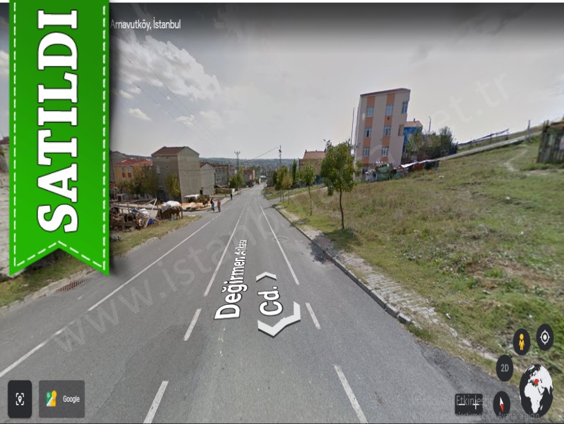 Arnavutköy Taşolukta Satılık Arsa , 307 M2 İki Yola Cephe Çift Dairelik  Konut İmarlı Arsa  
