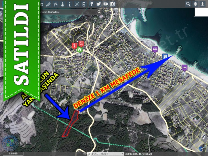 Arnavutköy karaburun da satılık arsa